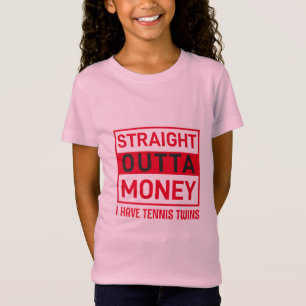 Tennis Twins Humor T-shirt