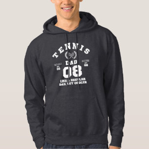 Tennis Vader Grappige Sport Opgericht 2008 Hoodie