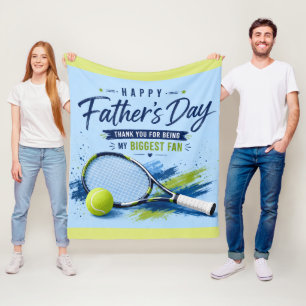 Tennis Vaderdag voor Papa Fleece Deken