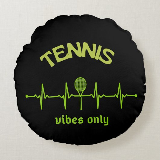 Tennis vibes seulement design coussin (Devant)