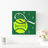 Tennis Vierkante Klok (Huis)