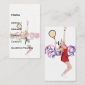 Tennis Visitekaartje (Voorkant / Achterkant)