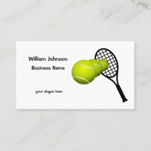 Tennis-Visitekaartje Visitekaartje