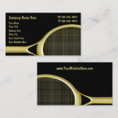 Tennis Visitekaartjes (Voorkant / Achterkant)