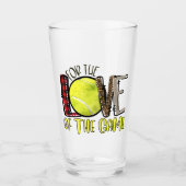 Tennis voor de liefde van het spel glas (Voorkant)