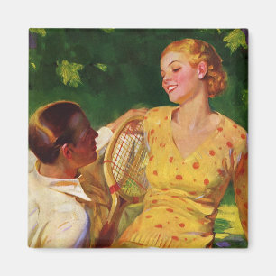 Tennis voor sportieve ouderen, liefde en romantiek magneet