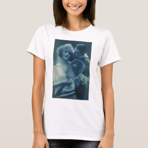 Tennis voor Vintage Sport, Liefde en Romantiek T-shirt