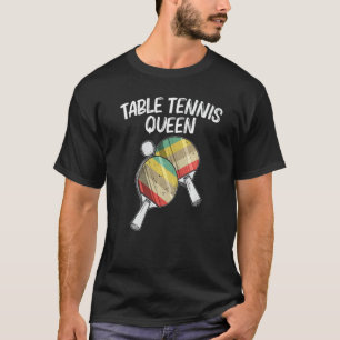 Tennis voor vrouwelijke mama pingpong Ball Team sp T-shirt