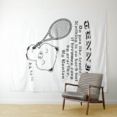 Tennis Wandkleed (In Situ (horizontaal))