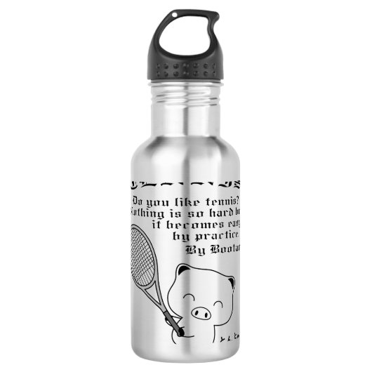 Tennis Waterfles (Voorkant)