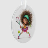 TENNIS Zus / Vriend / Relatief Ornament (voorkant)