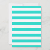 Tennis zwembadfeest verjaardagsuitnodiging kaart (Achterkant)