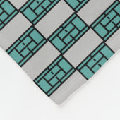 tennisbaan fleece deken (Hoek)