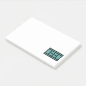 tennisbaan post-it® notes (Schuin)