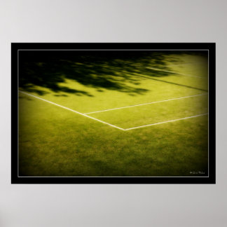 tennisbaan poster