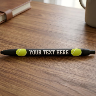 Tennisbal Aangepaste Teamnaam of Tekst Coach's Pen