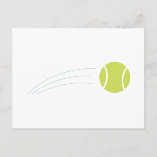 Tennisbal Briefkaart (Voorkant)