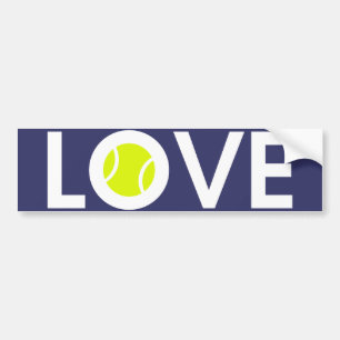 Tennisbal Bumpersticker
