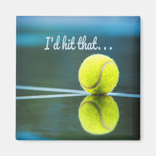 Tennisbal die ik leuk zou vinden Grappig Cadeau Magneet