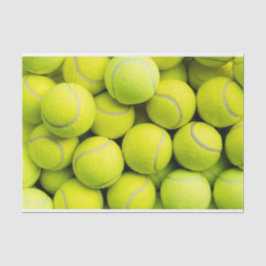 Tennisbal Fuzz Patroon Tissuepapier