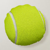 Tennisbal Grappige look Rond Kussen (Achterkant)