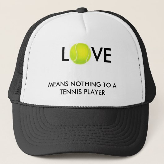 tennisbal, L, VE, BETEKENT NIETS AAN EEN TENNIS P. Trucker Pet (Voorkant)