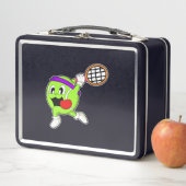 Tennisbal met Tennis racket (In situ)