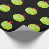 Tennisbal Ornament wikkelpapier Cadeaupapier (Hoek)