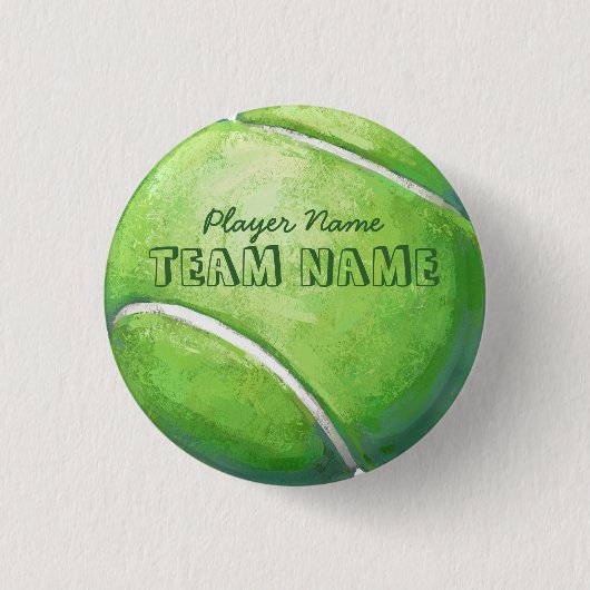 Tennisbal Ronde Button 3,2 Cm (Voorkant)