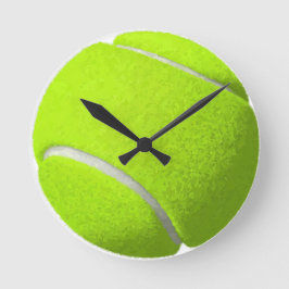 tennisbal ronde klok