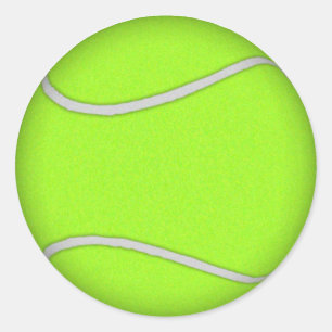 Tennisbal: Ronde Sticker