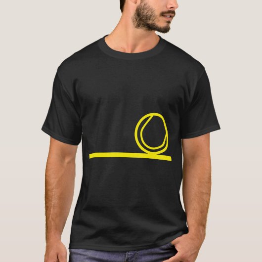tennisbal t-shirt (Voorkant)