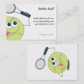 Tennisbal Visitekaartje (Voorkant / Achterkant)