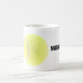 Tennisball, Morning-Star! Koffiemok