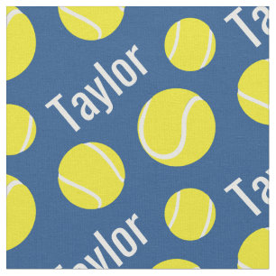 Tennisballen Blauwe naam sportstructuur Stof