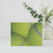 Tennisballen Briefkaart (Staand voorkant)
