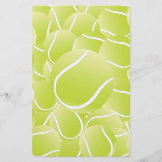 tennisballen briefpapier (Voorkant)