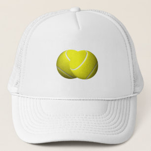 Tennisballen honkbal/trucker stijl pet