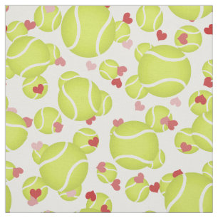 Tennisballen met hartjes patroon sporten stof