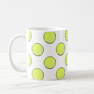 Tennisballen Naadloos Patroon \ Koffiemok