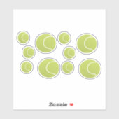 Tennisballen Sticker (Vel)