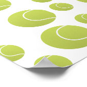 tennisballenpatroon poster (Hoek)