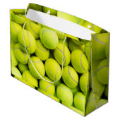 Tennisbalpatroon Groot Cadeauzakje (Achterkant Gekanteld)