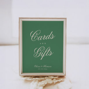 Tennisclub Groen Preppy Kaarten en Cadeaus Bord Poster