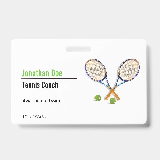Tenniscoach Badge (Voorzijde)