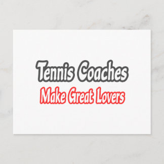 Tenniscoaches...Grote liefhebbers Briefkaart
