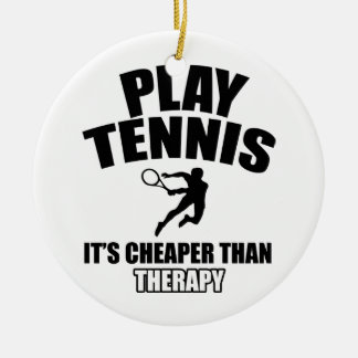    Tennisdesign Keramisch Ornament