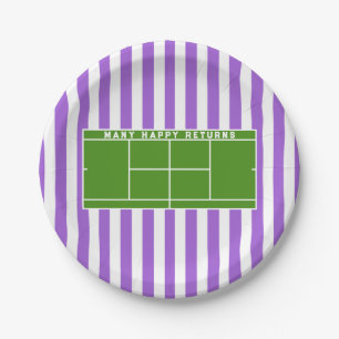 Tennisfeest Papieren Bordje