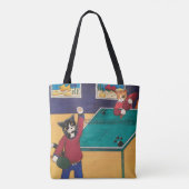 Tenniskatten Tote Bag (Achterkant)