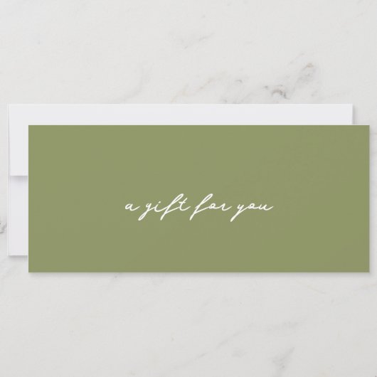 Tennisles cadeaubon certificaat kaart (Achterkant)